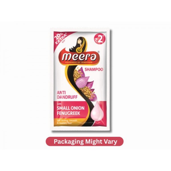 Meera Anti Dandruff With Small Onion Fenugreek - Pack of 20