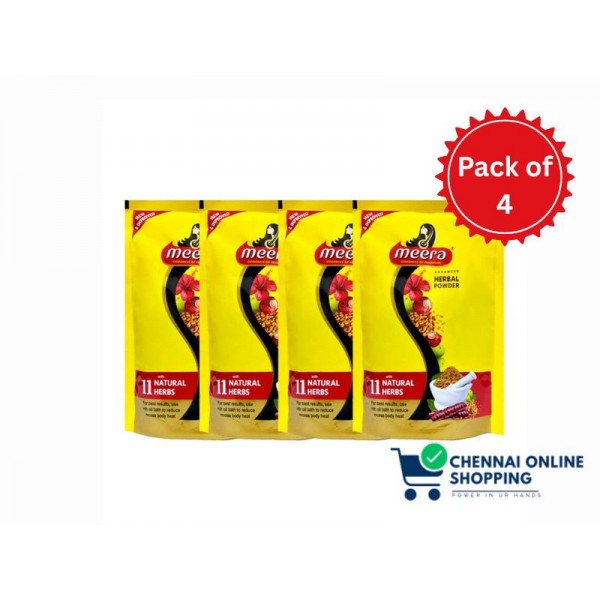 Meera Advanced Herbal Powder (Pack of 4)