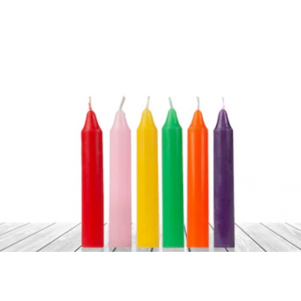 Colour Candles 6 no