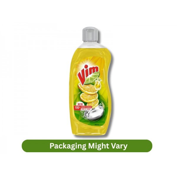 Vim Dishwash Liquid Gel Lemon 500 Ml
