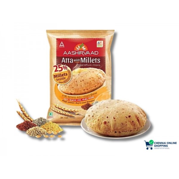 Aashirvaad Atta With Millets 500 g