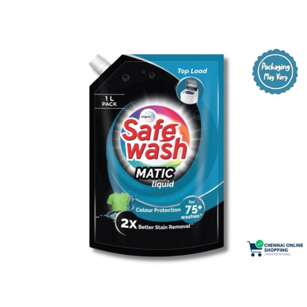Safe Wash Matic Liquid Top Load Pouch 1 litre