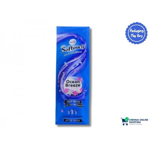 Soft Touch Fabric Conditioner Ocean Breeze 18 ml RS 4 (Pack of 10)