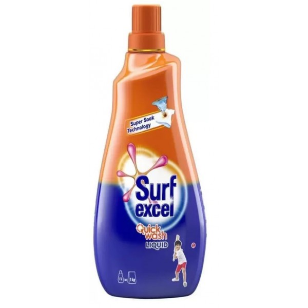 Surfexcel Quickwash Liquid 1ltr