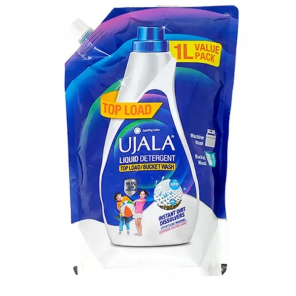 Ujala Liquid Detergent Top Load Pouch 1 lit