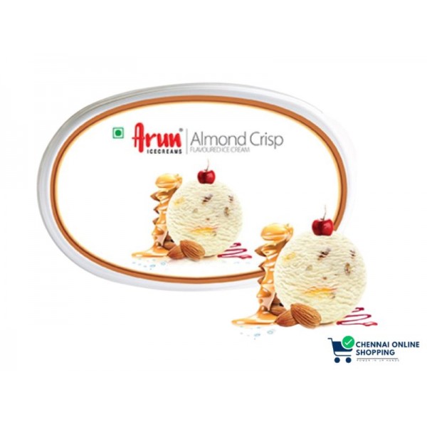 Arun Ice Cream Almond Crisp Tub 1000 ml