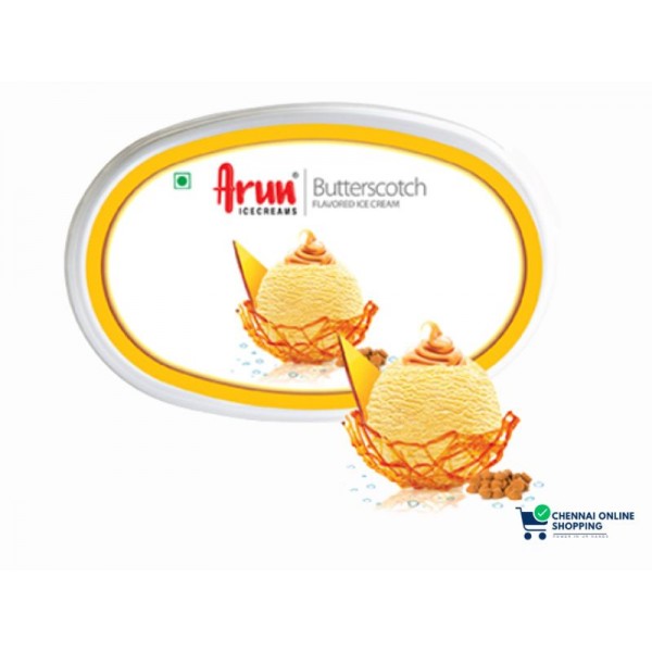 Arun Ice Cream Butter Scotch Tub 1000 ml
