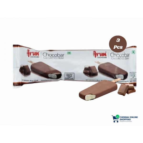 Arun Ice Cream Choco Bar 60 ml (Pack of 3)
