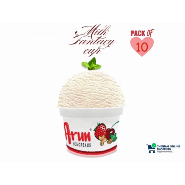 Arun Ice Cream Milk Fantacy Cup 40 ml (Pack of 10)