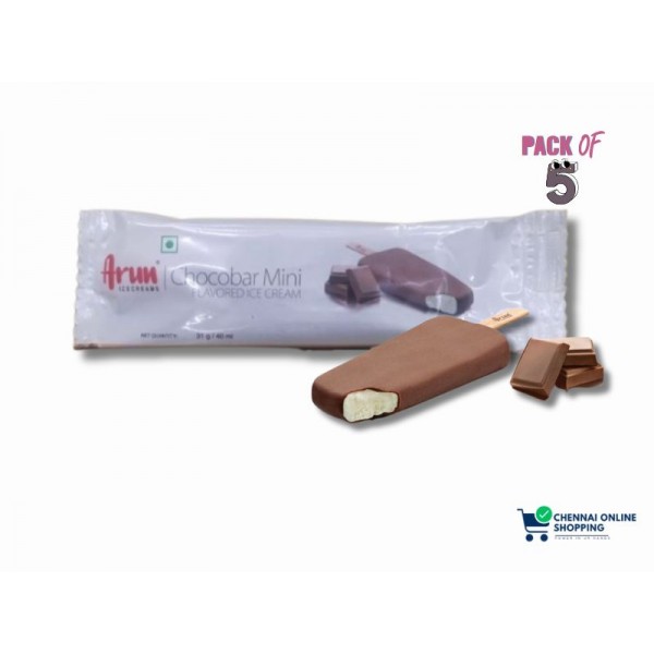Arun Ice Cream Mini Choco Bar 40 ml (Pack of 5)