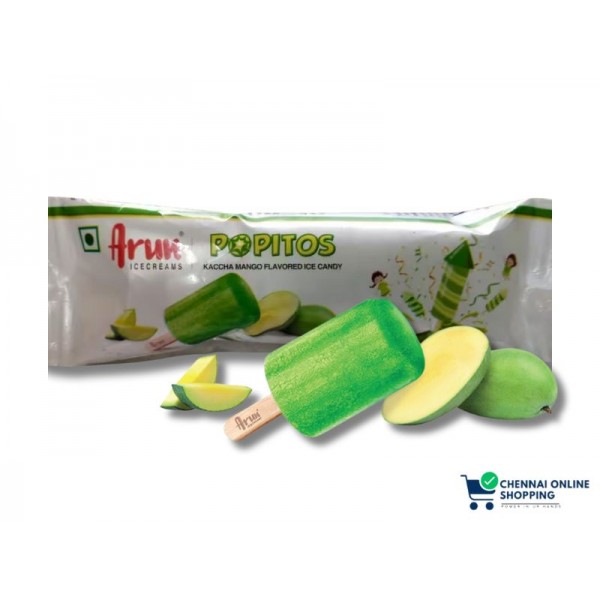 Arun Ice Cream Popitos Kaccha Mango 22 ml (Pack of 10)