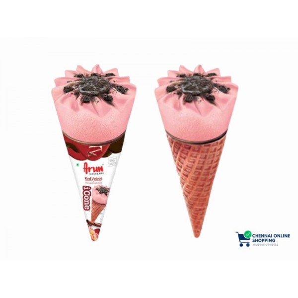 Arun Ice Cream Red Velvet Icone 100 ml (Pack of 2)