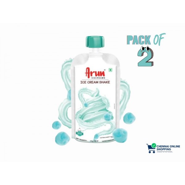 Arun Ice Cream shake Cottony Candy 90 ml (Pack of 2)