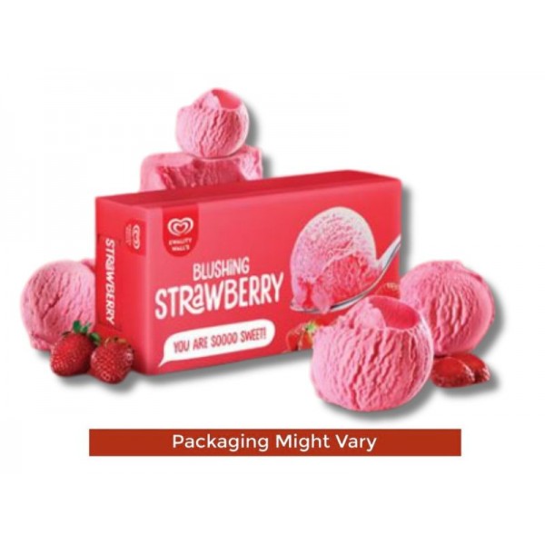 Kwality Walls Ice Cream CD Strawberry 700 Ml