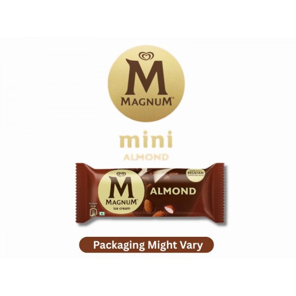 Kwality Walls Ice Cream Magnum Mini Almond 45 Ml X 3 Pieces