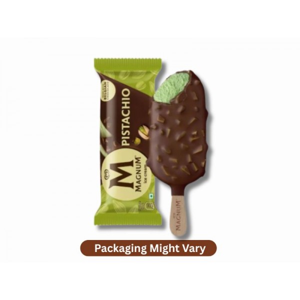 Kwality Walls Ice Cream Magnum Pistachio 70 Ml X 2 Piecses