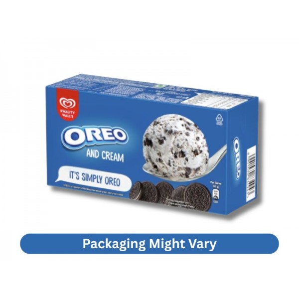 Kwality Walls Ice Cream Oreo And Cream PP 700 Ml
