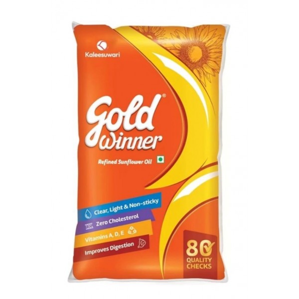 Gold Winner Refined Sun Flower Oil 1 litre