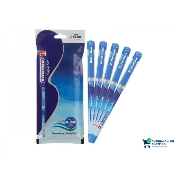Cello Butter Flow Ball Pen Pack of 5