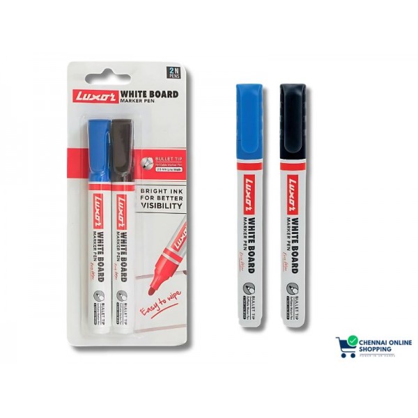 Luxor White Board Marker - Blue And Black 