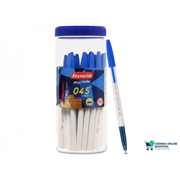 Reynolds 045 Jar Ball Pen Blue Pack Of 25
