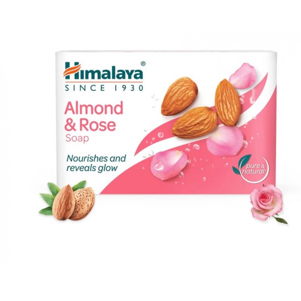 Himalaya Bathing Soap Almond & Rose 125g