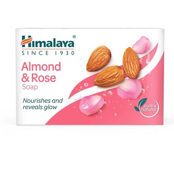 Himalaya Bathing Soap Almond & Rose 75g