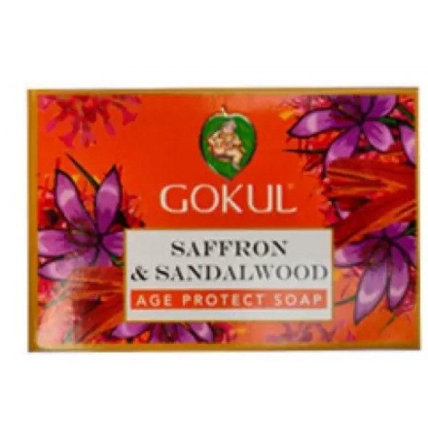 Gokul Sandal Saffron & Sandalwood Soap 75g