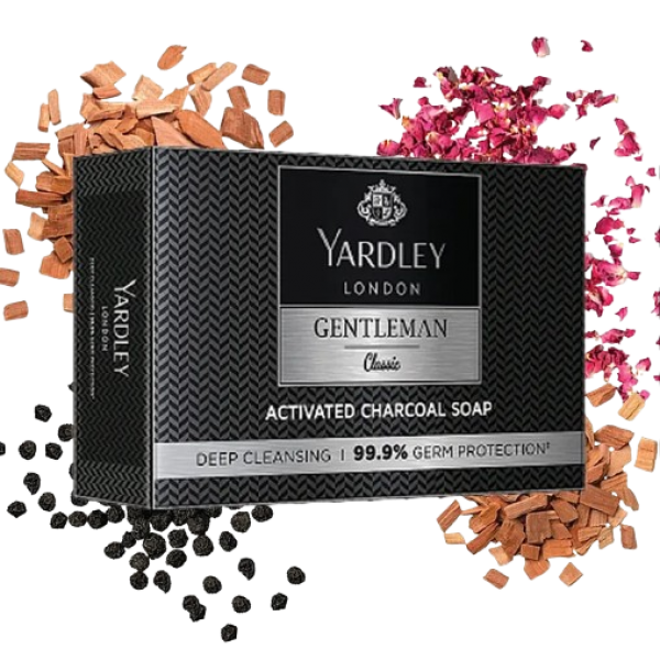 Yardley London Gentleman Classic Activated Charcoal Soap 100g