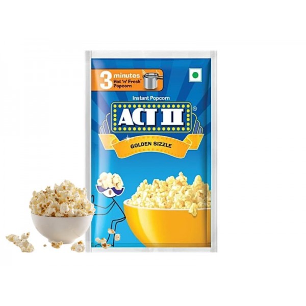 ACT Instant Popcorn Golden Sizzle 30g + 5g