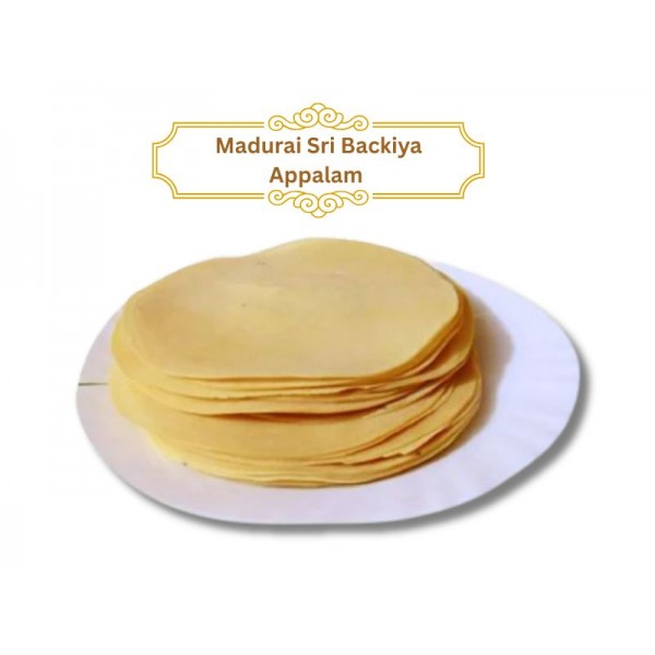 Madurai Sri Backiya  Appalam 50 g