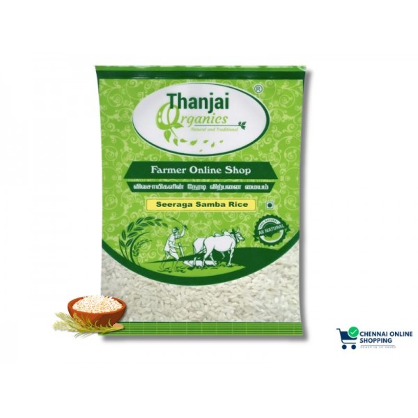 Thanjai Organics seeraga Samba rice 1 kg