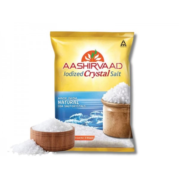 Aashirvaad Iodized Crystal Salt 1 kg
