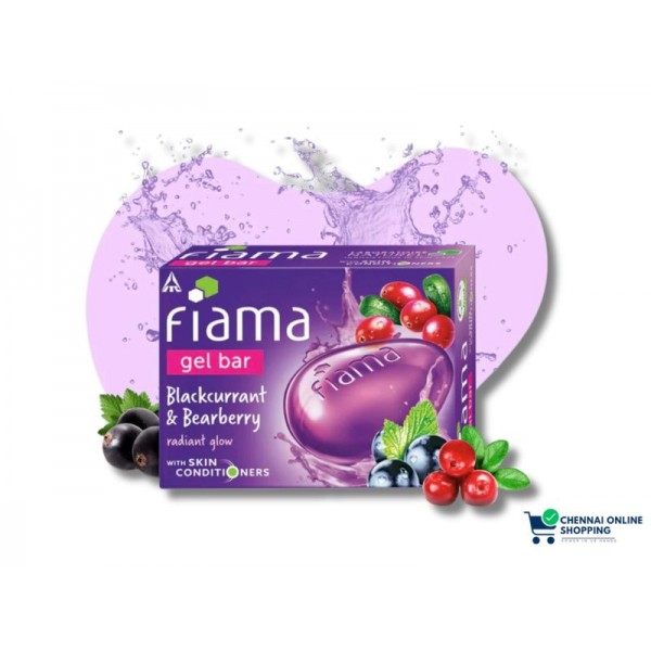Fiama Gel Bar Blackcurrant & Bearberry 75 g