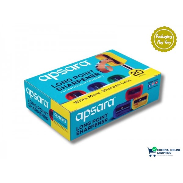 Apsara Long Point Sharpener 1 Pack 20 Pieces