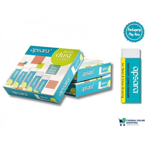 Apsara Non Dust Jumbo Eraser 20 Pieces