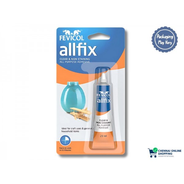 Fevicol All Fix Clear and Non - Staining Adhesive 20 ml