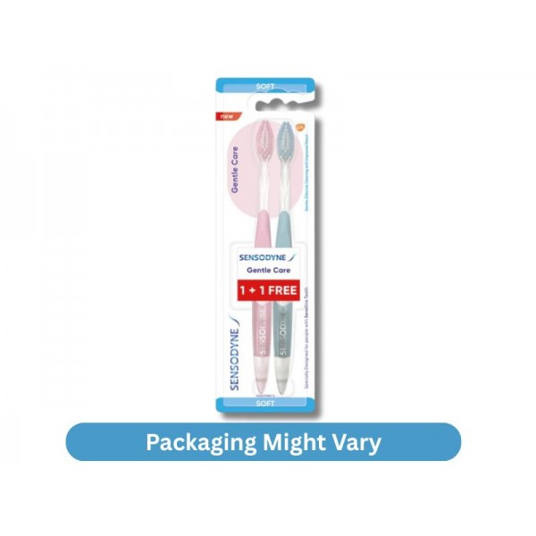 Sensodyne Gentle Care Soft Tooth Brush 1 + 1 Free