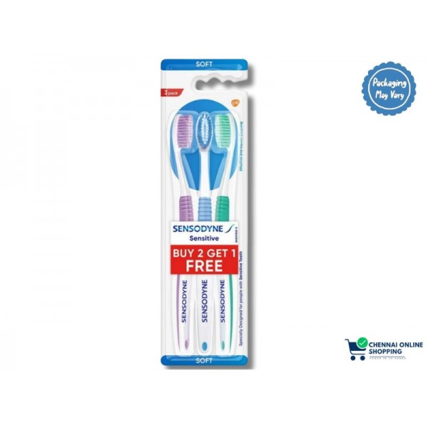 Sensodyne Sensitive Soft Tooth brush Buy 2 Get 1 Free