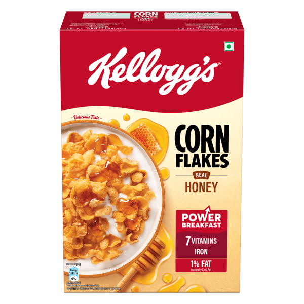 KELLOGGS CORN FLAKES REAL HONEY 